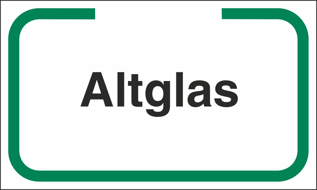 132.50 Altglas schilder.de