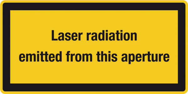 Laserwarnschild Laser radiation