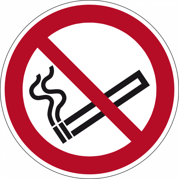 Schild Rauchen verboten