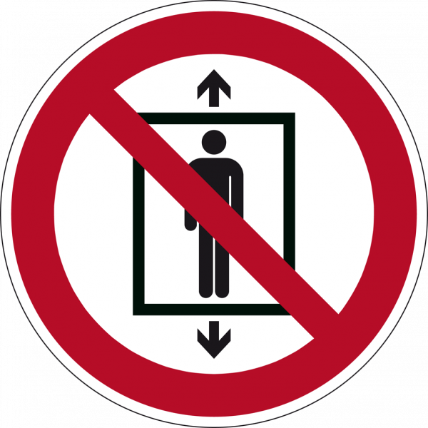 Schild Personenbeförderung verboten