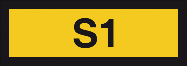 Schild S1 (Laboreinstufung)