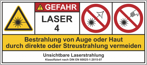 Laser 4 Unsichtbare Laserstrahlung