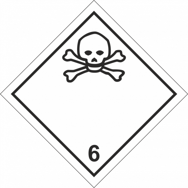 Schild Klasse 6.1 Giftige Stoffe