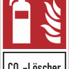 Feuerlöscher Co2 Löscher Brandschutzschild