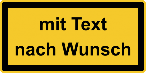 Laser Warnschild mit Sondertext/ Text nach Wunsch