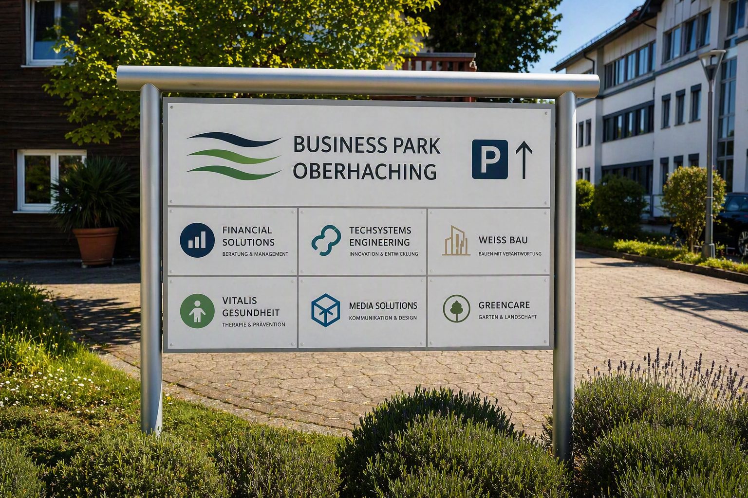 Objektbeschilderung Oberhaching