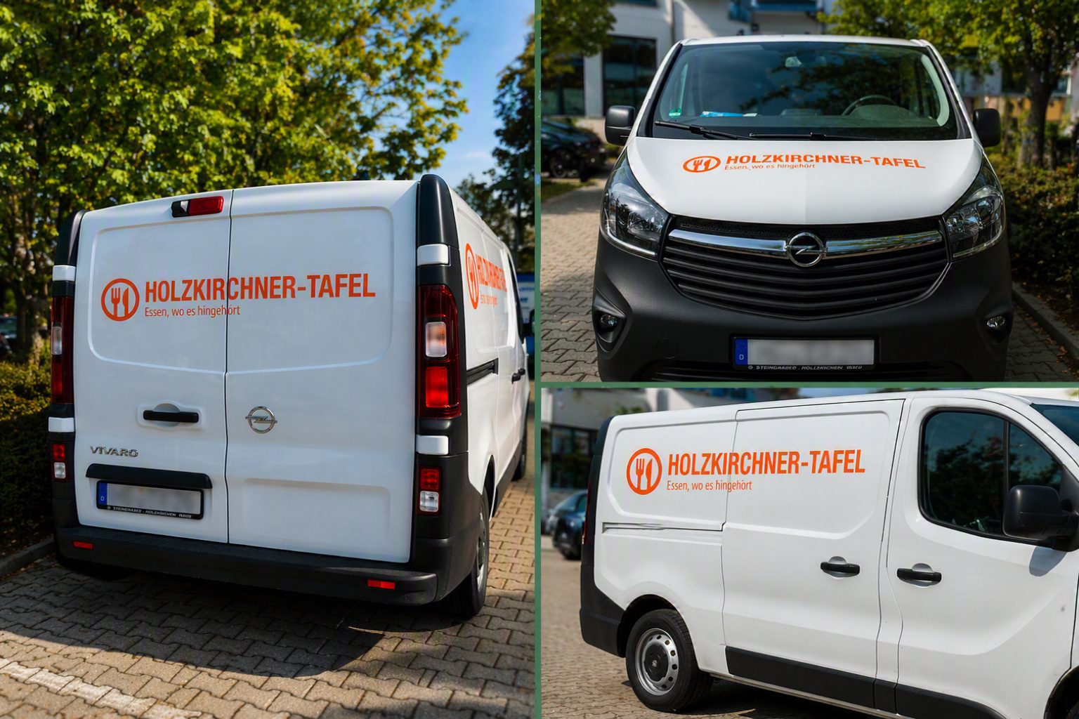 Autobeschriftung als mobile Werbung auf einem Fahrzeug