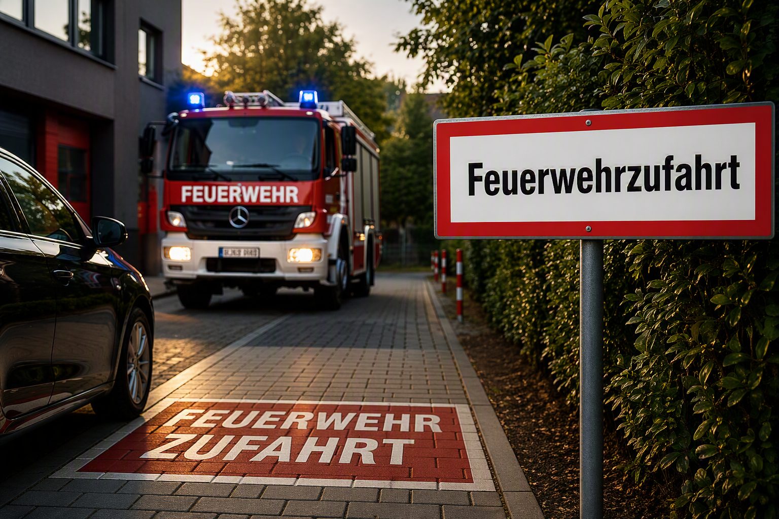 Ratgeber blog Feuerwehrzufahrten