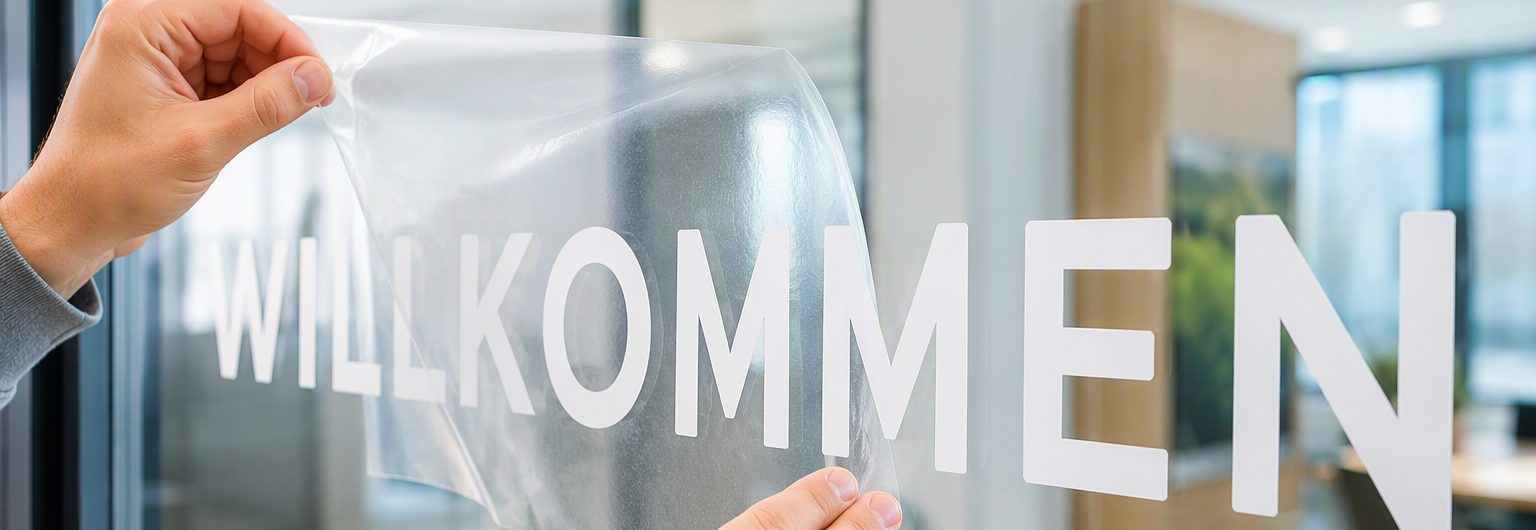 Anleitung Montage freigeschnittene Buchstaben